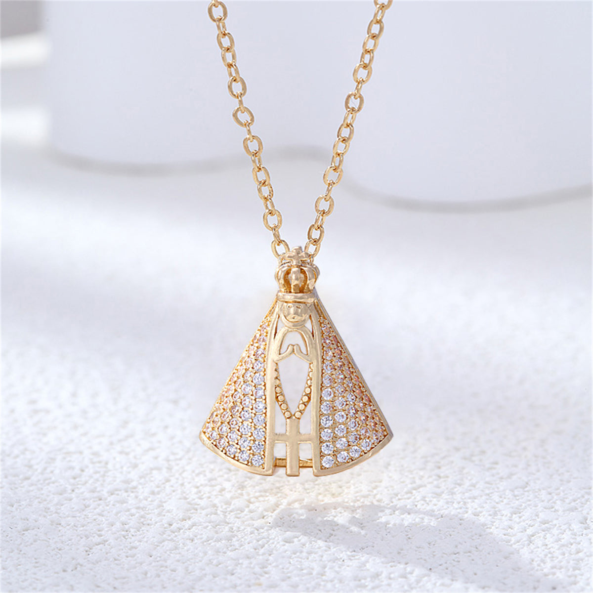 [COMPRE 1 LEVE 2] ✨ Colar Luz de Maria – símbolo de fé e proteção diária