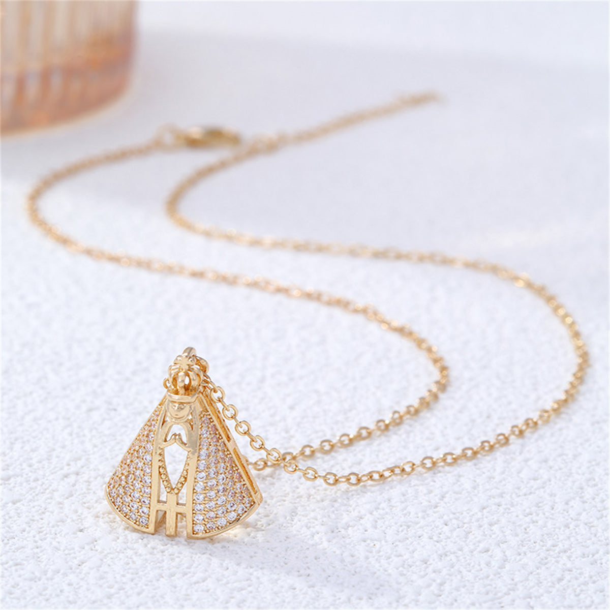 [COMPRE 1 LEVE 2] ✨ Colar Luz de Maria – símbolo de fé e proteção diária